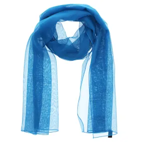 150 x 45cm Teal Chiffon Scarf