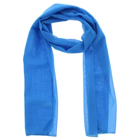 150 x 45cm Turquoise Chiffon Scarf