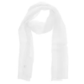 150 x 45cm White Chiffon Scarf