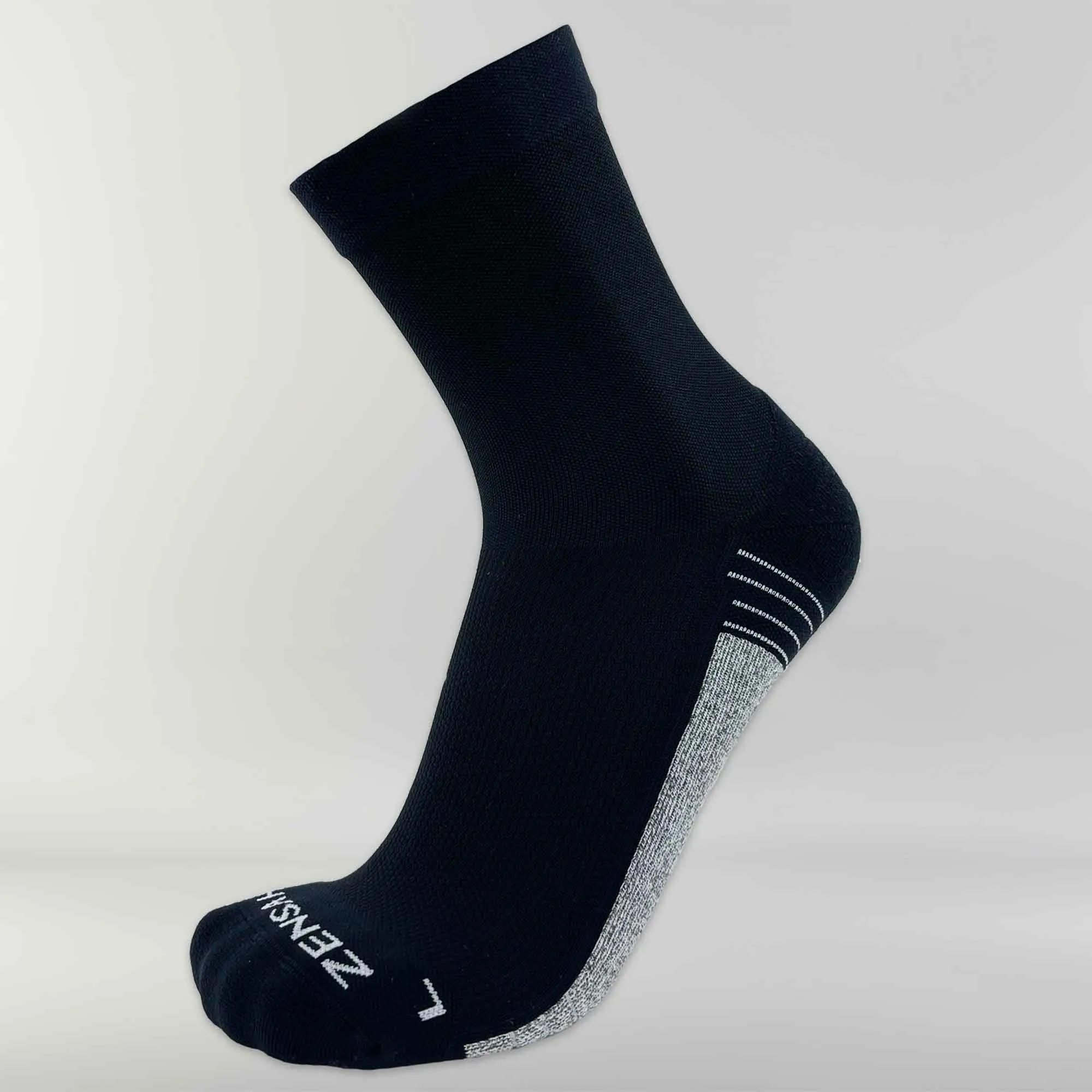 Black Shakeout Socks (Mini Crew)