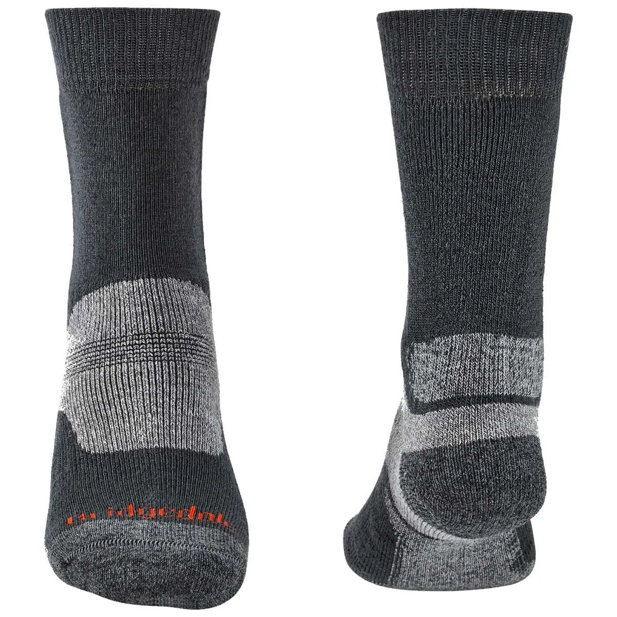 Bridgedale Mens Hike Midweight Merino Boot Sock Gunmetal