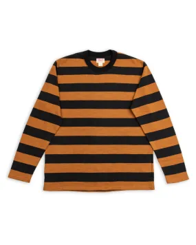 Buco Stripe L/S Tee - Mustard/Black