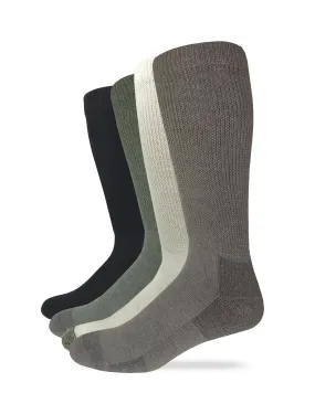 Carolina Ultimate Men's Non-Binding Merino Wool Blend Crew Socks 1 Pair