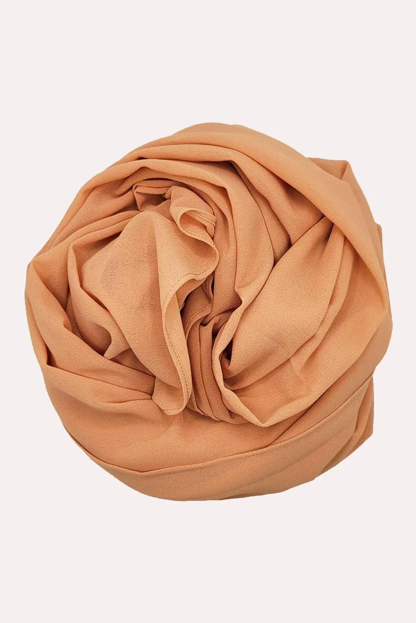 Classic Chiffon Hijab - Sandalwood