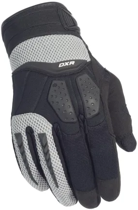 Cortech DXR Men's Black/Silver Leather/Textile Gloves