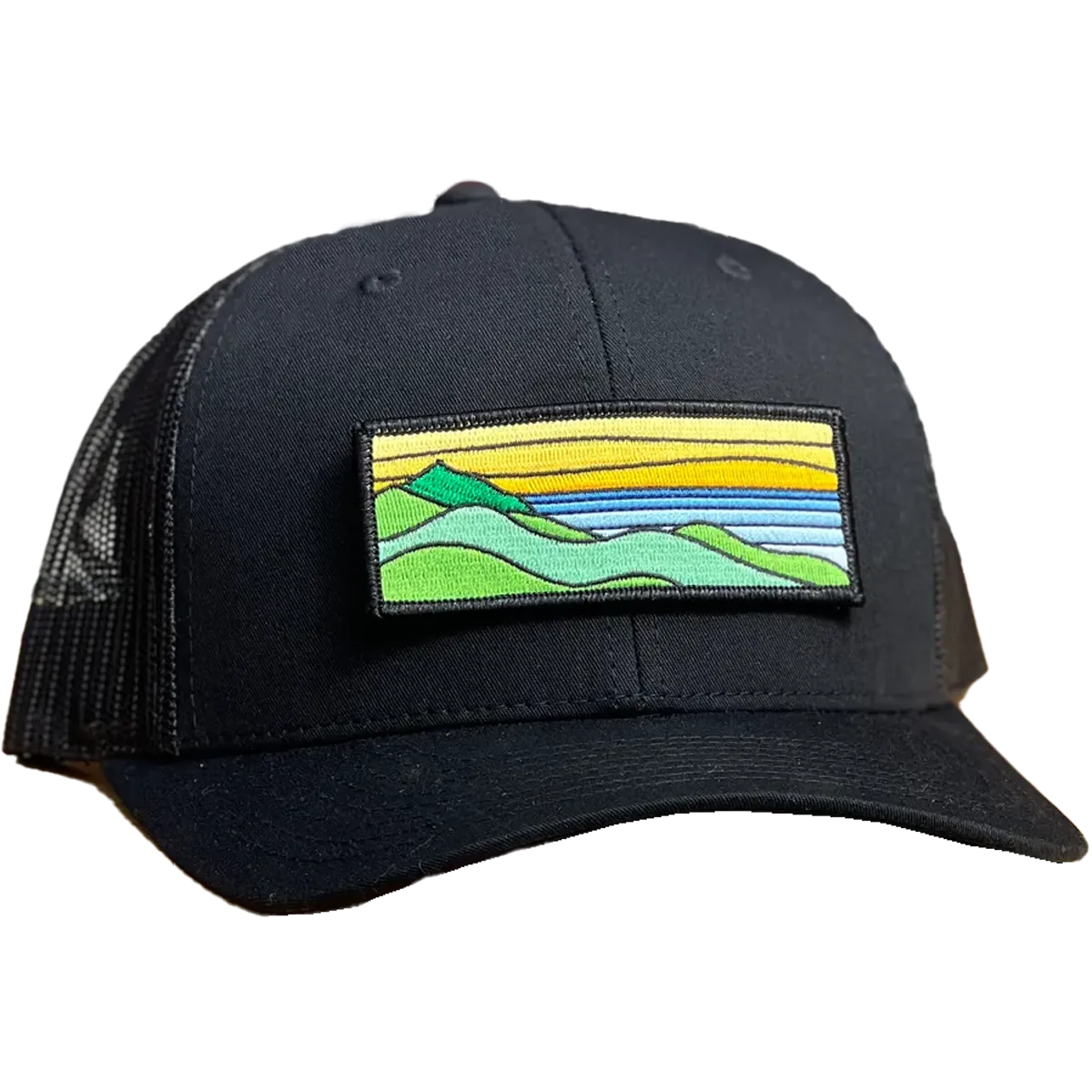 Curved Brim Trucker with Ridgecrest Patch