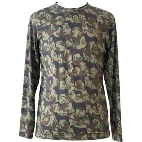 Duck Dog Original Camo - Long Sleeve Unisex Performance T Shirt,  Sunproof SPF 50 