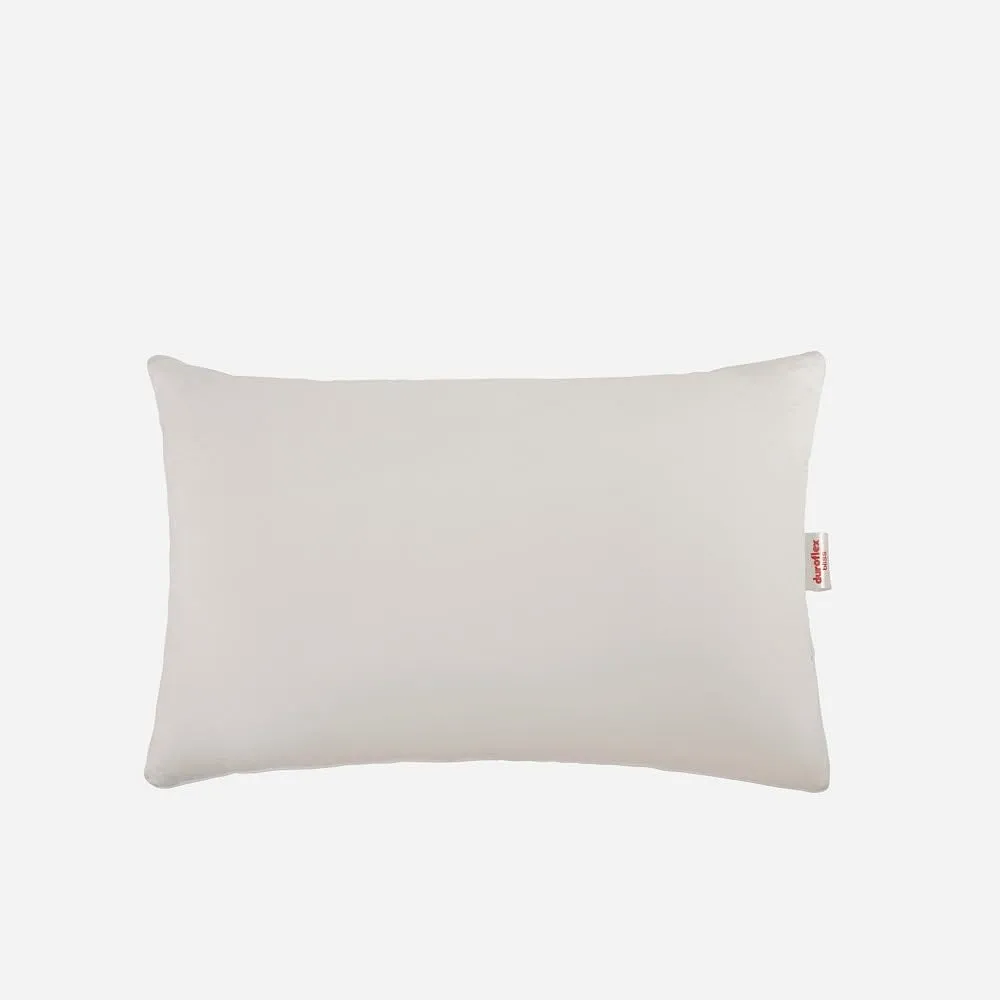 duroflex Polyester Bliss - Lightweight, Fibre Pillow with Breathable Fabric (27 X 17 Inches) Pack of 2, White