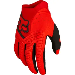 Fox Racing Pawtector Standard Offroad Gloves Flo Red