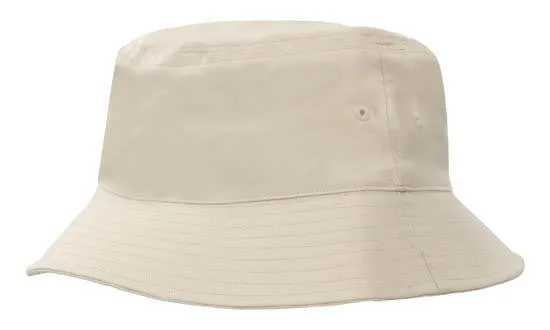 Headwear Breathable Poly Twill Bucket Hat (4107)