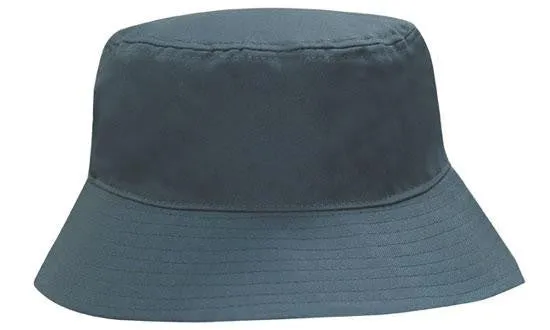 Headwear Breathable Poly Twill Bucket Hat (4107)