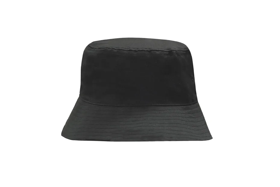 Headwear - Recycled Breathable Poly twill Bucket Hat - 3983