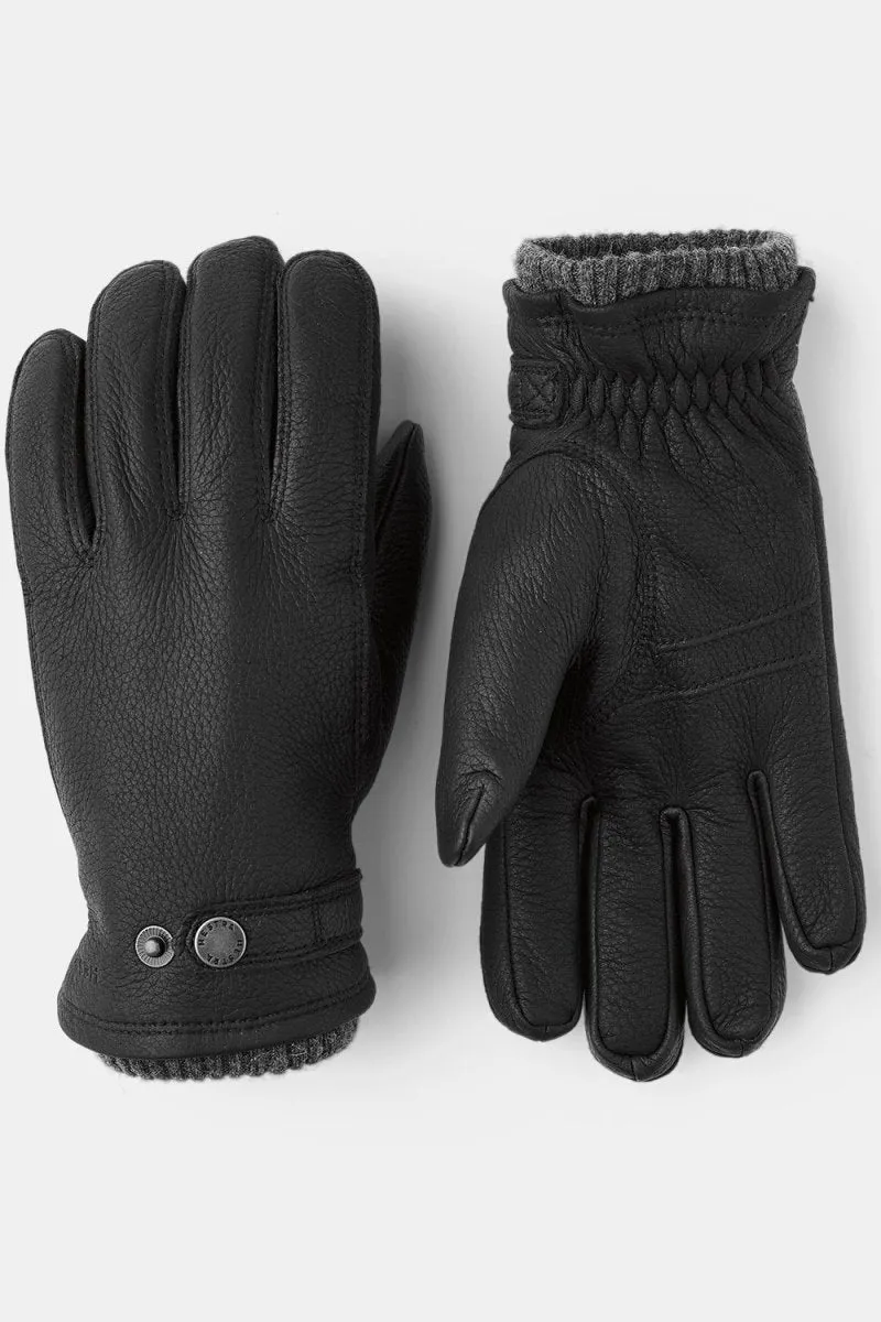 Hestra Leather Utsjö Gloves (Black)