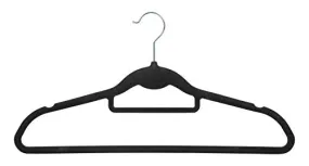 IRIS Non-Slip Clothes Hanger, Black, Set of 10