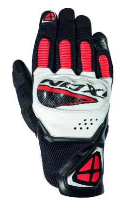 IXON RS4 AIR BLACK/RED/WHITE GLOVES