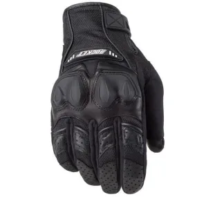 Joe Rocket 'Phoenix 4.0' Mens Black Leather/Textile Motorcycle Gloves