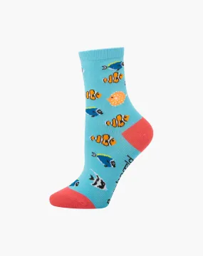 KIDS AQUARIUM BAMBOO SOCK