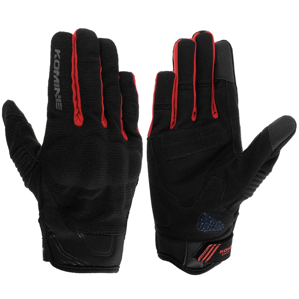 KOMINE GK-1833 PROTECT MOTORCYCLE MESH GLOVES BRAVE