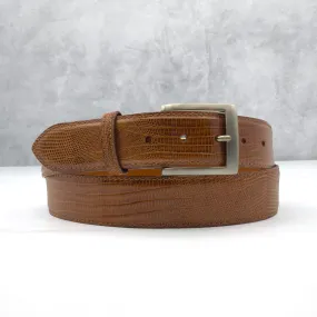 Lizard Belt: Light Cognac