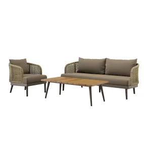 Meadow 3-Piece Outdoor Patio Set