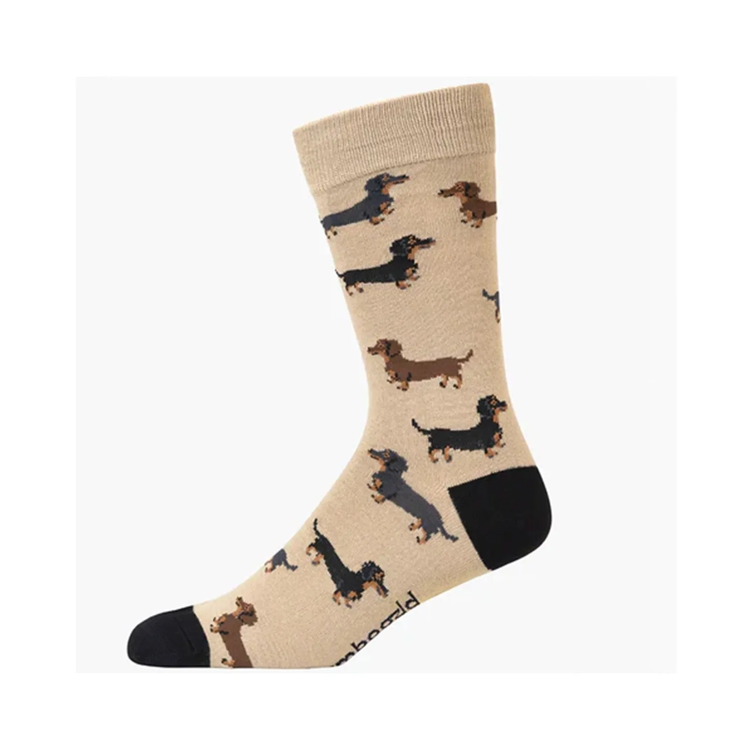 Mens Bamboo Socks Dash Pups