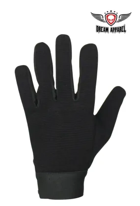 Mesh Textile Mechanic Gloves W/ velcro Strap