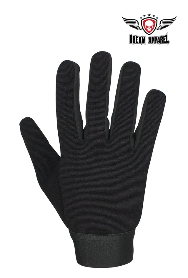 Mesh Textile Mechanic Gloves W/ velcro Strap