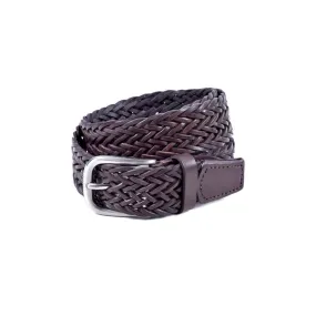 Miguel Bellido Woven Leather Belt