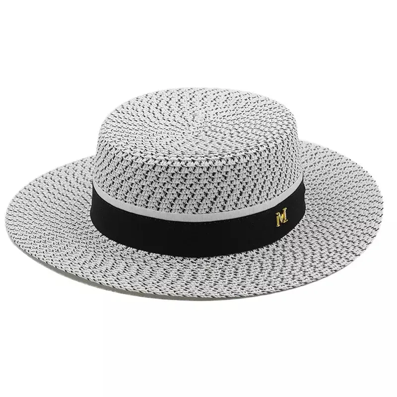 Miller Summer Straw Boater Hat