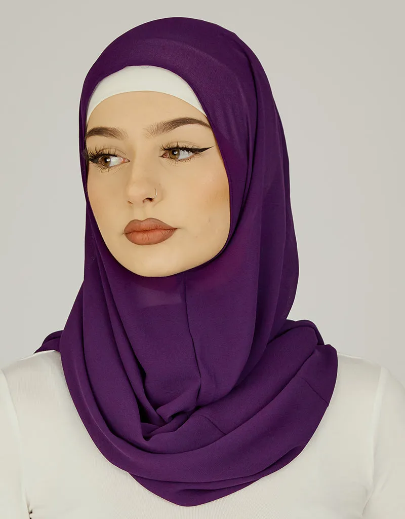 One Piece Scarf - Shades of Purple