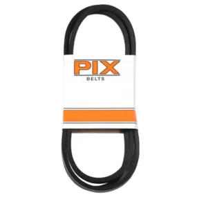 PIX North America A44/4L460 Industrial A-Section Rubber V-Belt, Black, 1/2"x46"