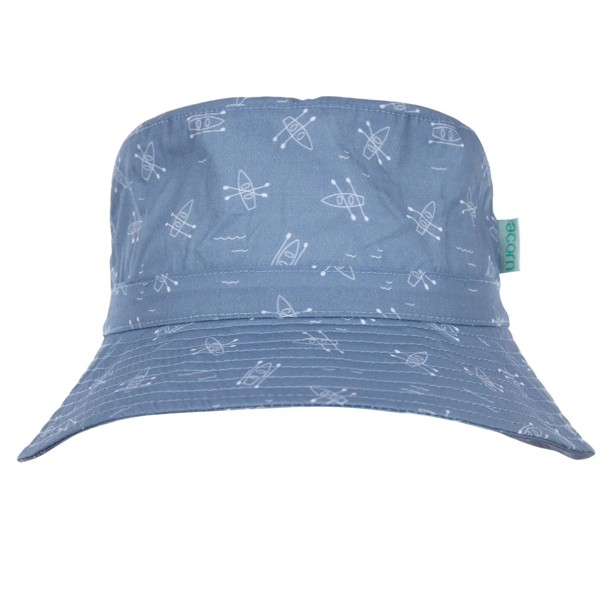 Row Boats Wide Brim Bucket Hat