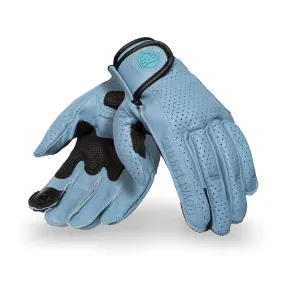 Royal Enfield Summer Riding Womens Gloves (Blue)