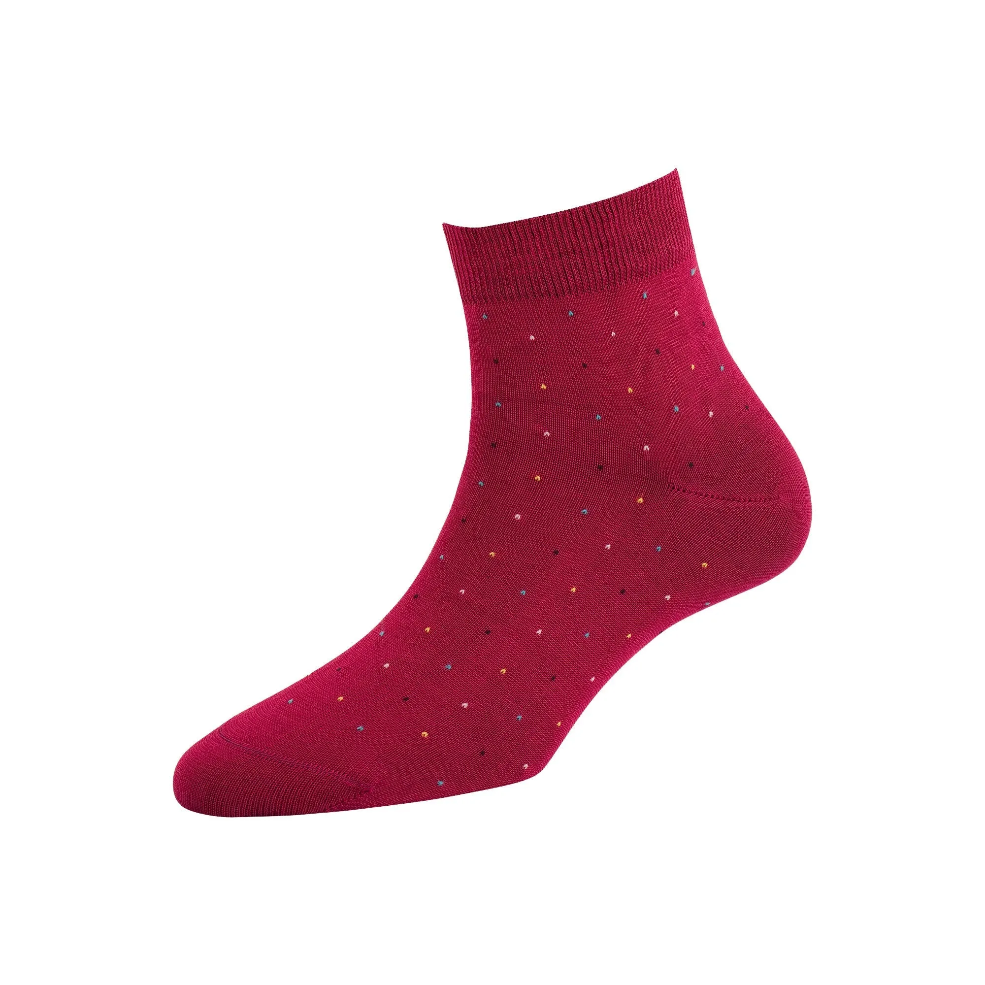 Women's Fashion Multicolor Dots Ankle Socks